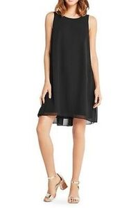 BCBGeneration Black Chiffon Shift Dress Size XS